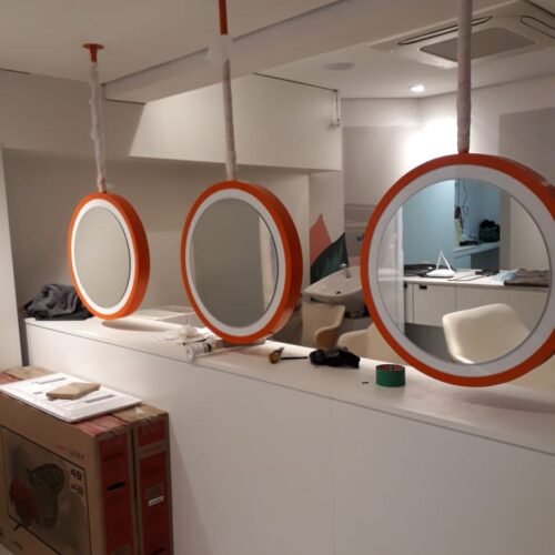 Espelhos com iluminação na borda Porto Alegre