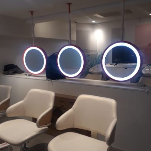 Espelhos com iluminação na borda Porto Alegre